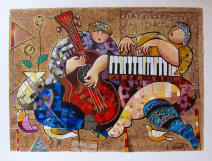 DORIT LEVI FOLKLORE Hand Signed Limited Edition Serigraph