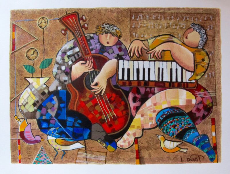 DORIT LEVI FOLKLORE Hand Signed Limited Edition Serigraph