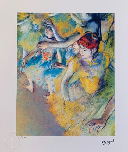 EDGAR DEGAS Stage Dancers Limited Edition Giclee