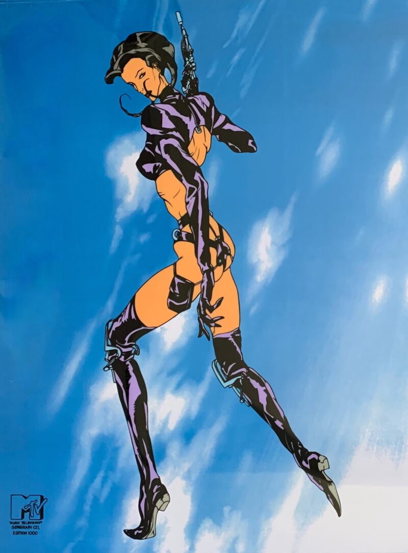 AEON FLUX Limited Edition MTV Sericel Animation Art Cel