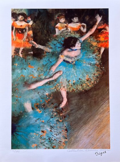 Edgar Degas GREEN DANCERS Limited Edition Giclee Art 17 x 13