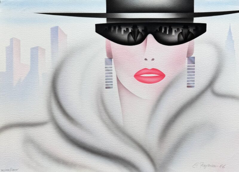 Erik Freyman REFLECTIONS Hand Signed Limited Edition Airbrush Painting