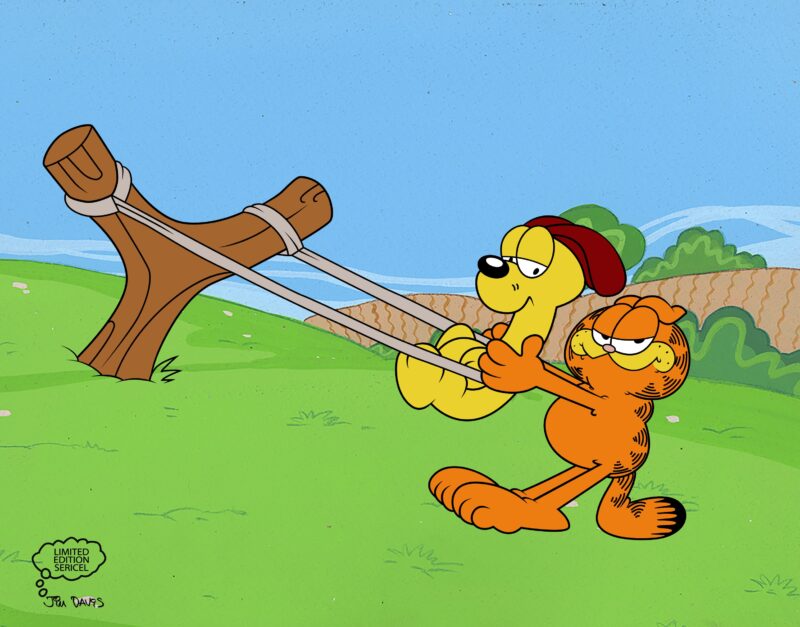 Garfield and Odie Sericel