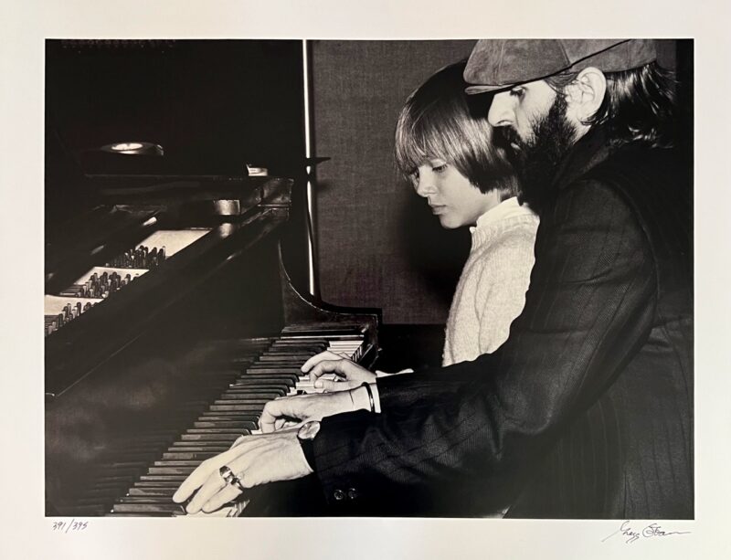 BEATLES RINGO STARR Hand Signed Limited Edition Photograph by GREGG COBARR