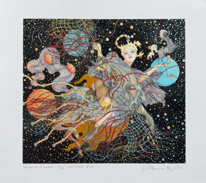 Guillaume Azoulay AUTUMN NOCTURNE Hand Signed Limited Edition Giclee