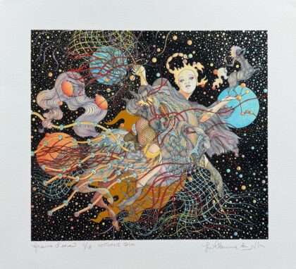 Guillaume Azoulay AUTUMN NOCTURNE Hand Signed Limited Edition Giclee