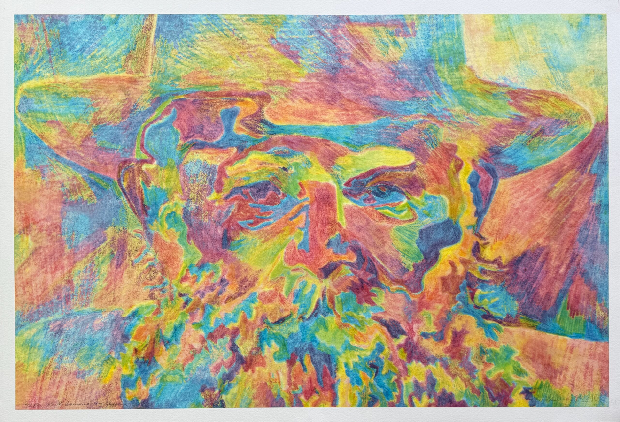 Guillaume Azoulay THE REBBE OF CHABAD Hand Signed Limited Edition Giclee