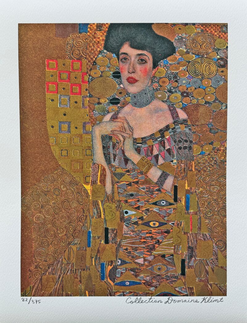 Gustav Klimt PORTRAIT OF ADELE Facsimile Signed Limited Edition Giclee 16 x 12