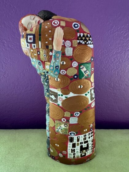 Gustav Klimt THE FULFILLMENT Licensed Museum Art Sculpture Figurine Statue 9" H