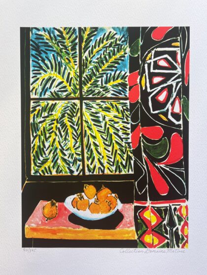 Henri Matisse EGYPTIAN CURTAIN Estate Signed Limited Edition Giclee 16" x 12"