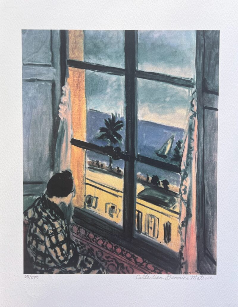 Henri Matisse SEASIDE Estate Signed Stamped Limited Edition Giclee Art 16" x 12"