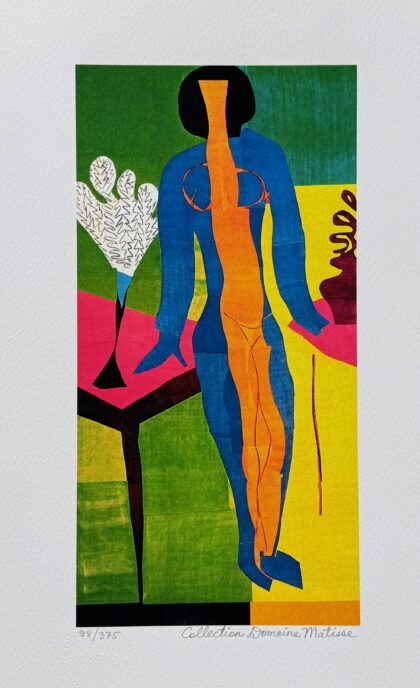 Henri Matisse ZULMA Estate Signed & Stamped Limited Edition Giclee 16" x 12"