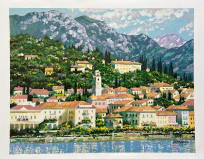 Howard Behrens BELLAGIO HILLSIDE Hand Signed Limited Edition Serigraph