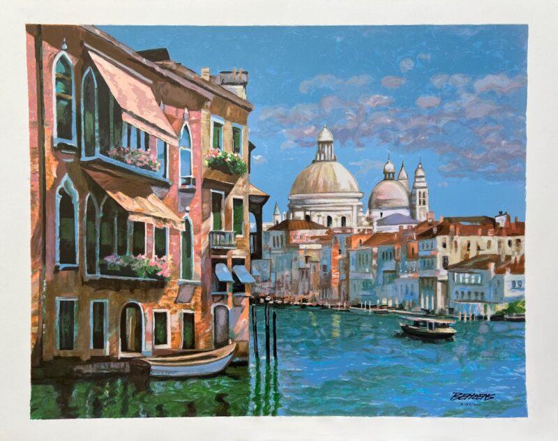 Howard Behrens HOTEL VENEZIA Hand Signed Limited Edition Serigraph