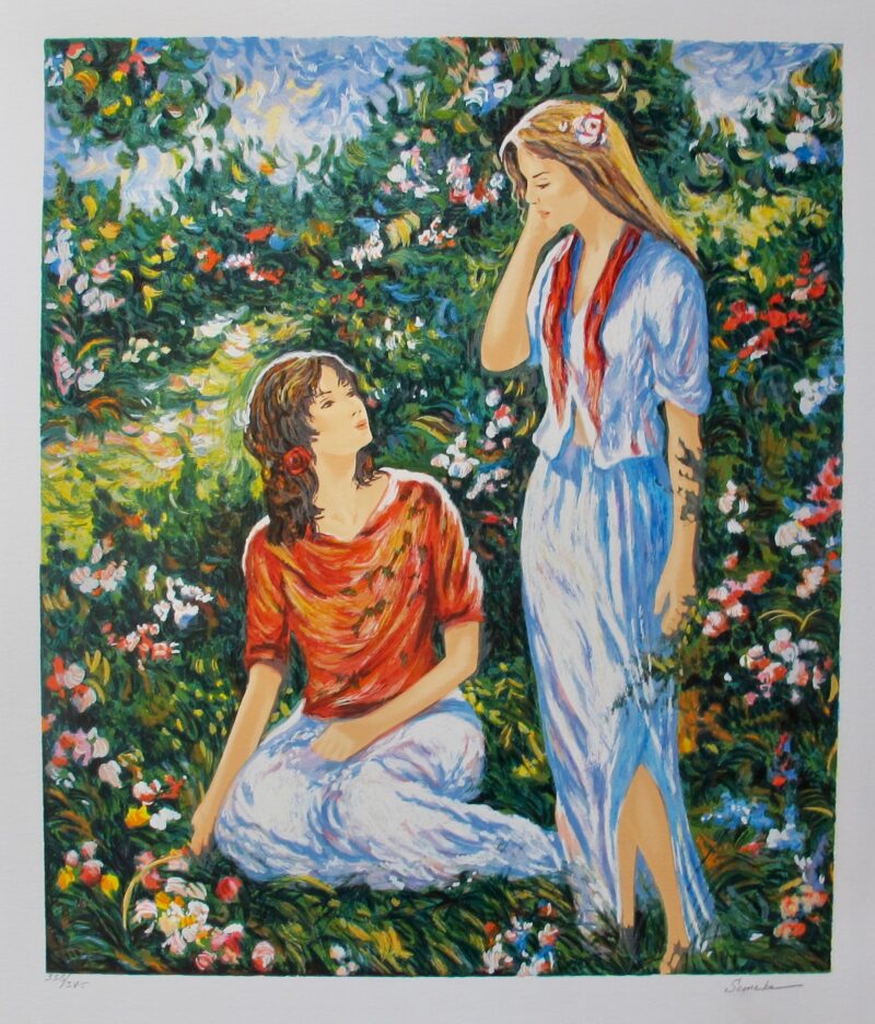 IGOR SEMEKO SISTERS Hand Signed Limited Edition Serigraph