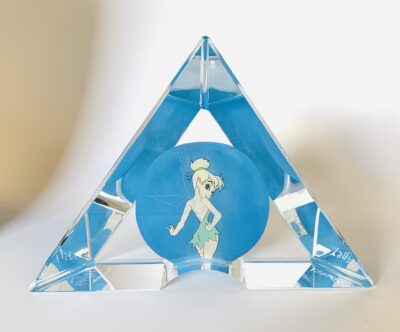 Disney Tinker Bell Flirtatious Fairy Glass Art