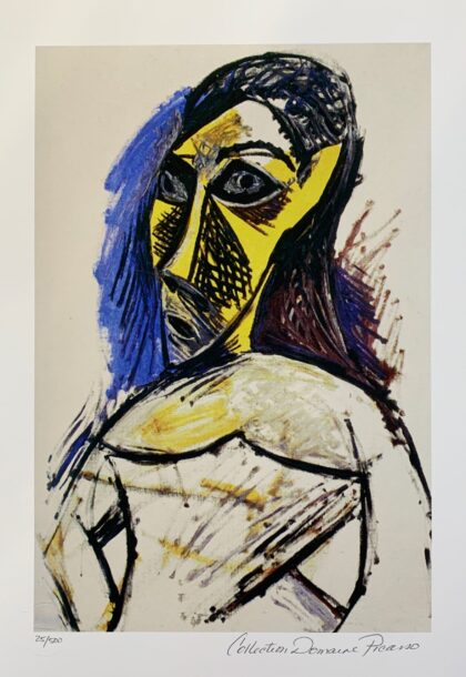 Pablo Picasso FEMALE NUDE STUDY Estate Signed Limited Edition Small Giclee