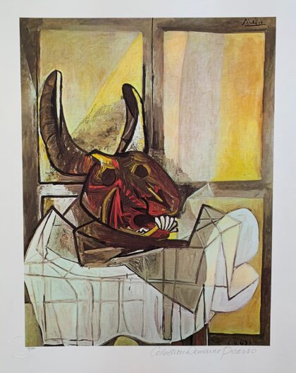 #116 ANIMAL HEAD BEFORE A WINDOW Pablo Picasso Estate Signed Giclee