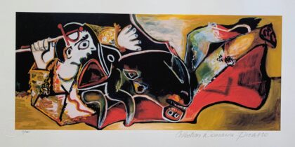 #095 BOY WITH CREATURE Pablo Picasso Estate Signed Giclee