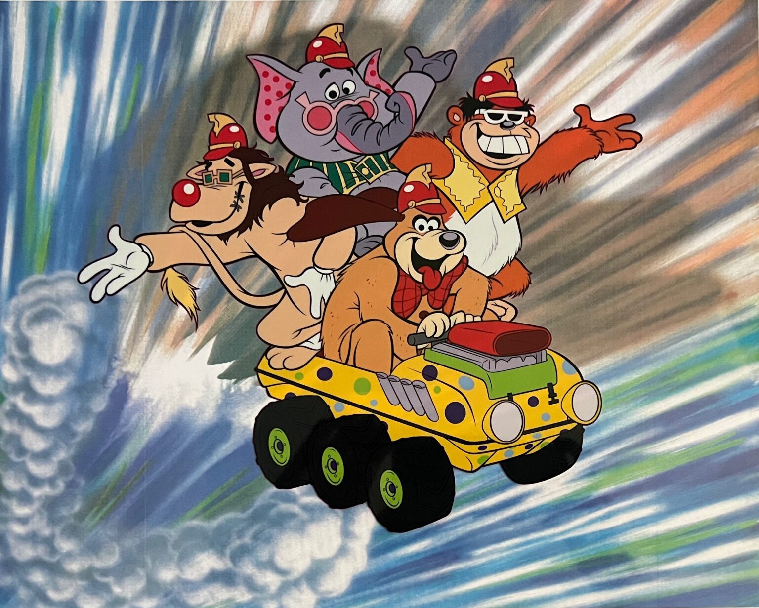 HannaBarbera THE BANANA SPLITS Buggy Ride Animation Art Sericel Cel
