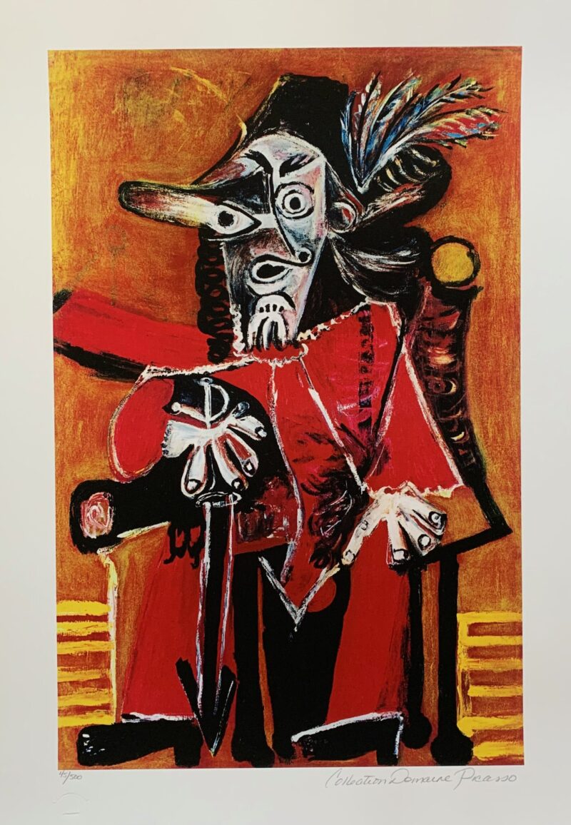 THE MUSKETEER Pablo Picasso Estate Signed Giclee