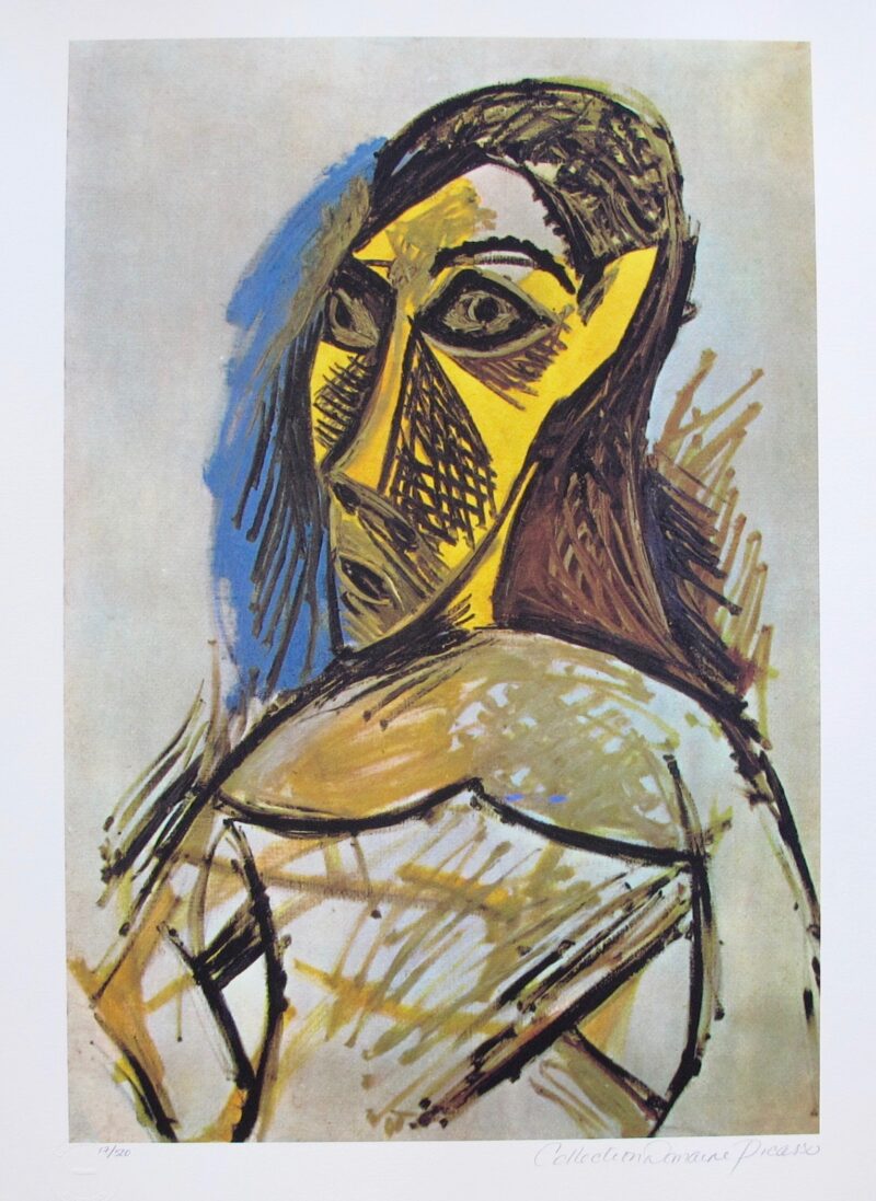 #131 PORTRAIT OF A WOMAN Pablo Picasso Estate Signed Giclee