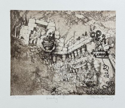 Charles Bragg READY CB Hand Signed Limited Edition Etching