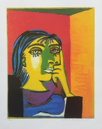 #78 PORTRAIT OF DORA MAAR Pablo Picasso Estate Signed Giclee