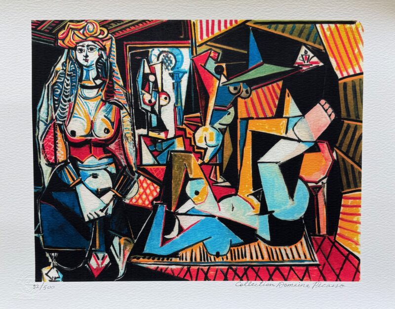 Pablo Picasso WOMEN IN ALGIERS Estate Signed Limited Edition Giclee 12" x 16"