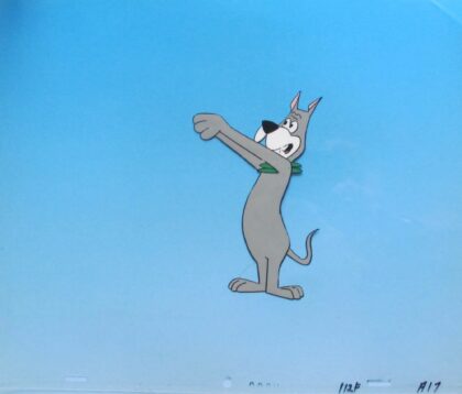 THE JETSONS ASTRO Hand Painted Original Production Animation Cel Dog Art