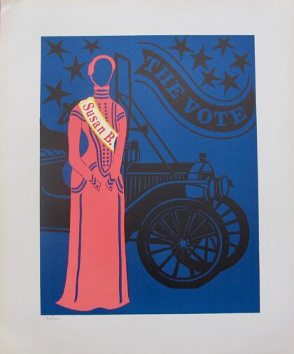 Robert Indiana SUSAN B. ANTHONY 1977 Limited Edition Lithograph