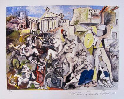 Pablo Picasso RAPE OF THE SABINE WOMEN Estate Signed Limited Edition Small Giclee