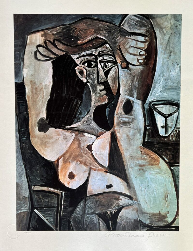 #144 WOMAN WITH ARM & LEG OVER HEAD Pablo Picasso Estate Signed Giclee