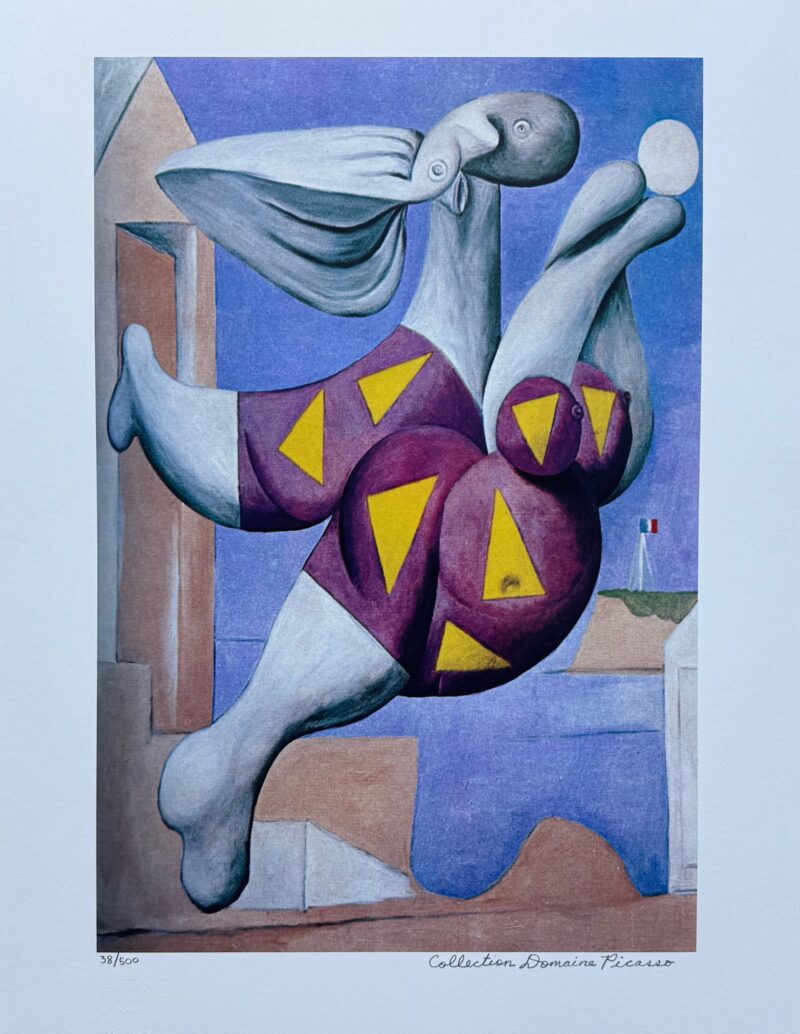 #19 BATHER WITH BEACH BALL Pablo Picasso Estate Signed Giclee