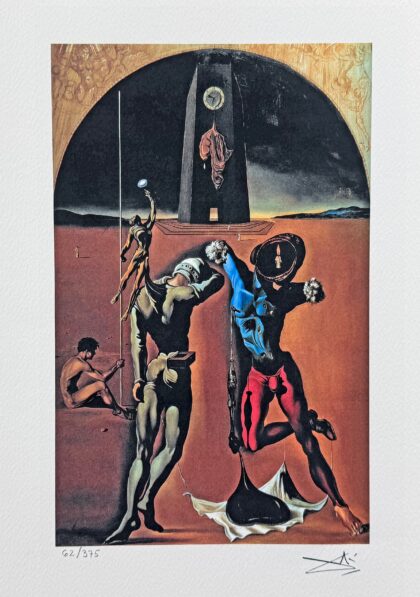 Salvador Dali POETRY OF AMERICA Signed Limited Edition Giclee 16" x 12"