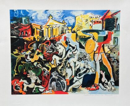 #04 THE RAPE OF THE SABINE WOMEN Pablo Picasso Estate Signed Giclee