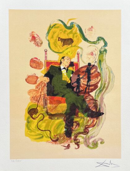 Salvador Dali DALI DREAMS Facsimile Signed & Numbered Giclee Art 16" x 12"