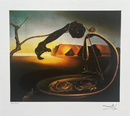 Salvador Dali SUBLIME MOMENT Facsimile Signed Limited Edition Giclee Art 11"x12"