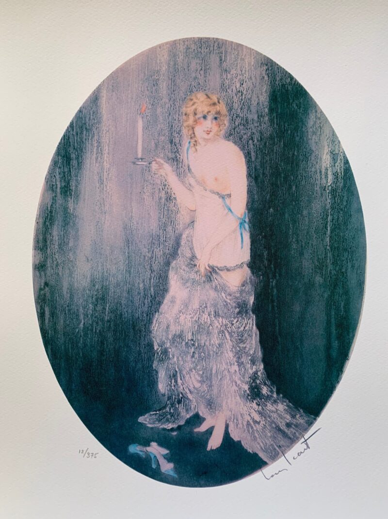 Louis Icart BEDTIME Facsimile Signed Limited Edition Giclee Small