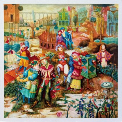 Igor Fomin QUIEN SOY Hand Signed Limited Edition Giclee on Board