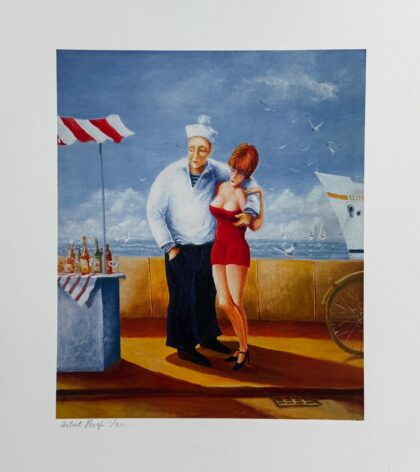 Igor Postash SUGAR DADDY Hand Signed Limited Edition Giclee Art 22 x 16