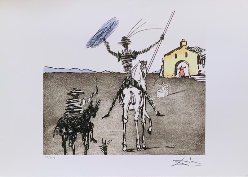 Salvador Dali IMPOSSIBLE DREAM Facsimile Signed Limited Edition Giclee