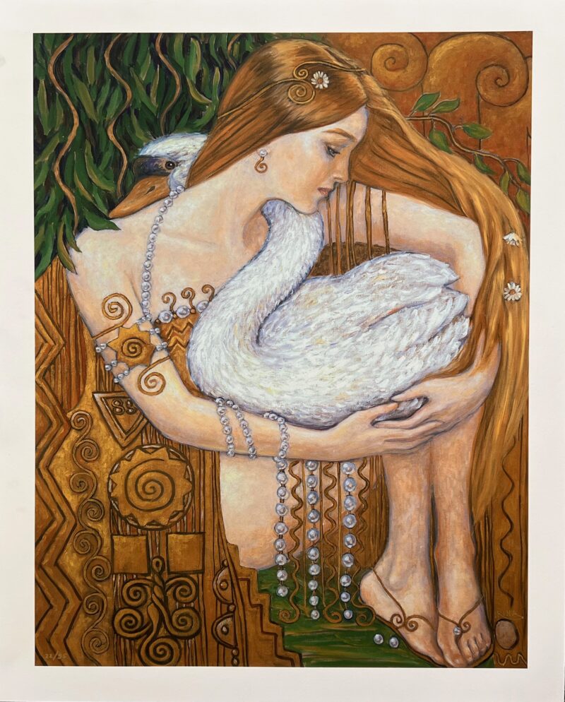 IRINA VITALIEVNA KARKABI Swan Princess Hand Signed Limited Edition Giclee