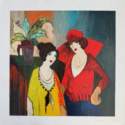 Itzchak Tarkay DISDAIN Hand Signed Limited Edition Serigraph