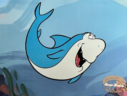 Hanna Barbera JABBERJAW Sericel Animation Art Serigraph Cel