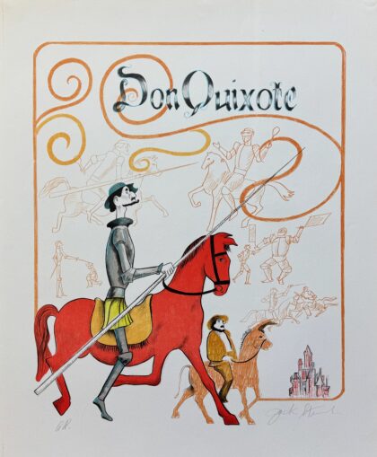 Jack Stang DON QUIXOTE Hand Signed Limited Edition Lithograph