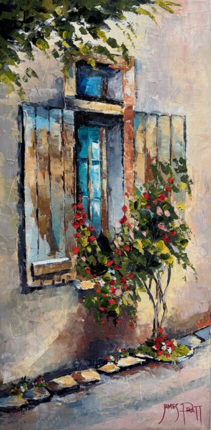 James Pratt LE PORTE Hand Signed Limited Edition Giclee on Canvas