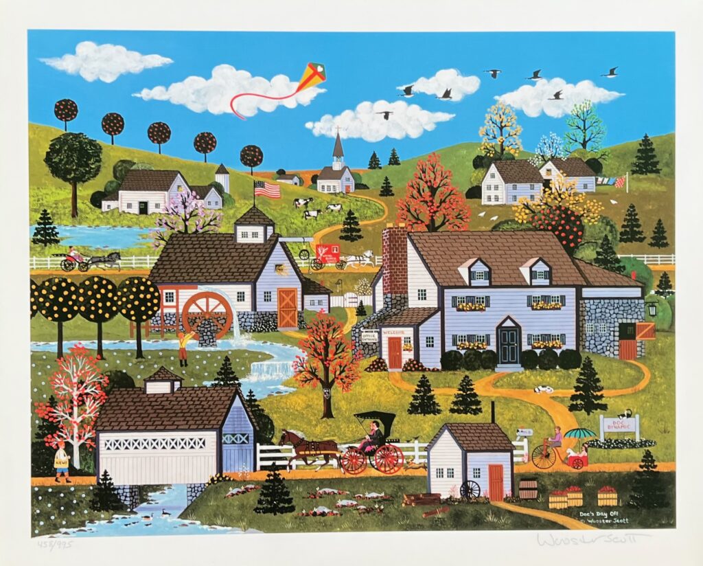 Jane Wooster Scott DOC'S DAY OFF Hand Signed Limited Edition Lithograph