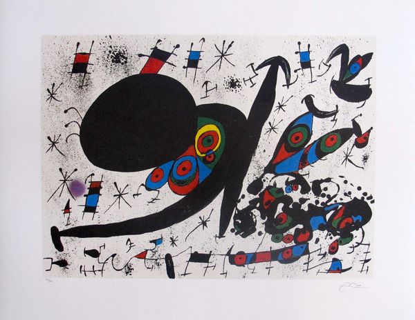Joan Miro HOMAGE TO JOAN PRATS Facsimile Signed Limited Edition