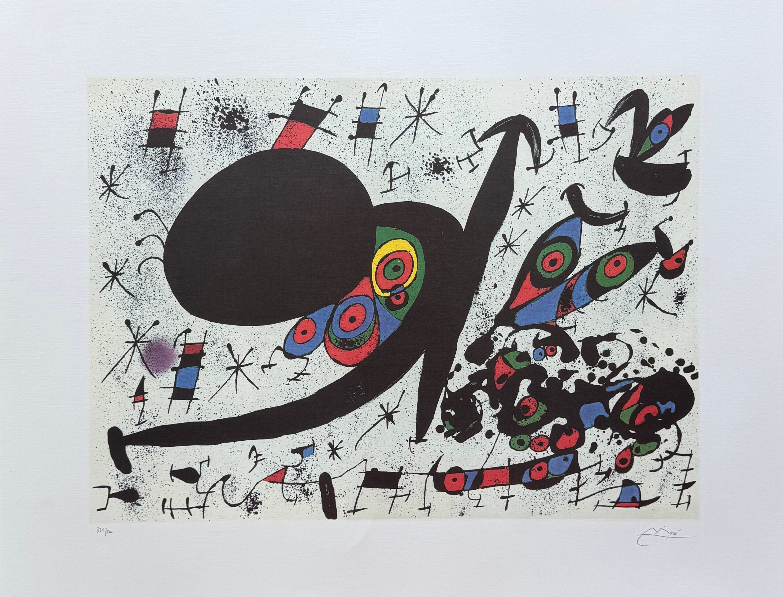 Joan Miro HOMAGE TO JOAN PRATS Signed Limited Edition Lithograph